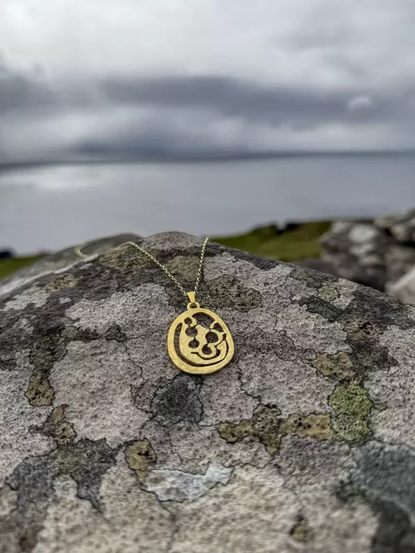 Cashel Murphy Gold Pendant by Dingle Goldsmiths