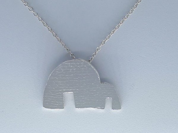 Beehives Huts pendant (Silver) by Dingle Goldsmiths