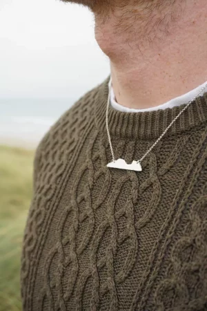 Sleeping Giant / Inis Tuaisceart (Silver) by Dingle Goldsmiths