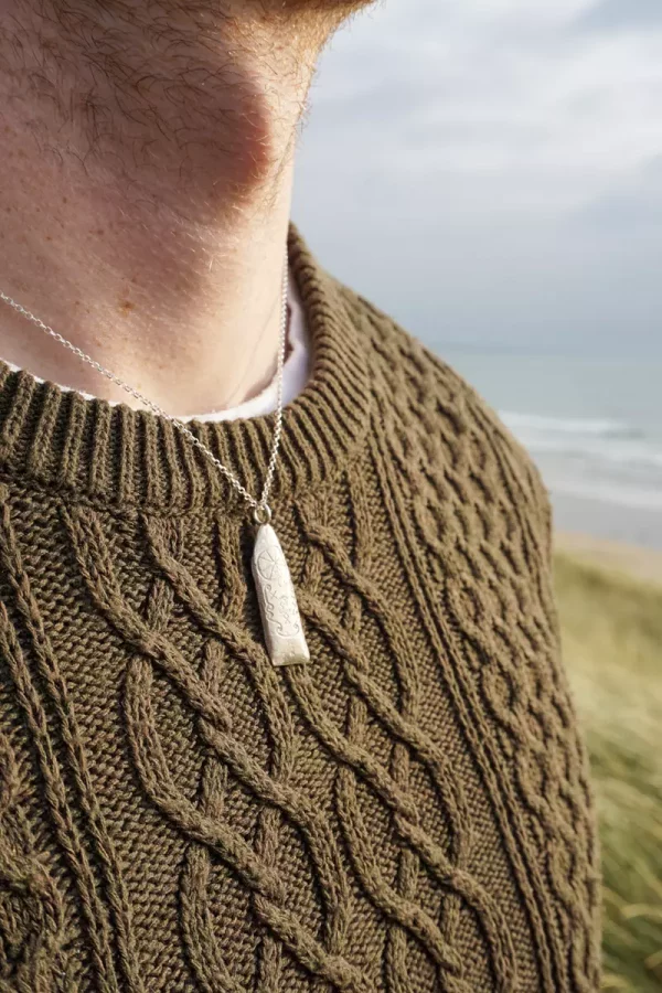 Cashel Murphy Ogham stone pendant (Silver)